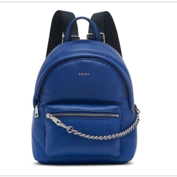 Dkny Handbags - DKNY Quinn Backpack In Royal Blue